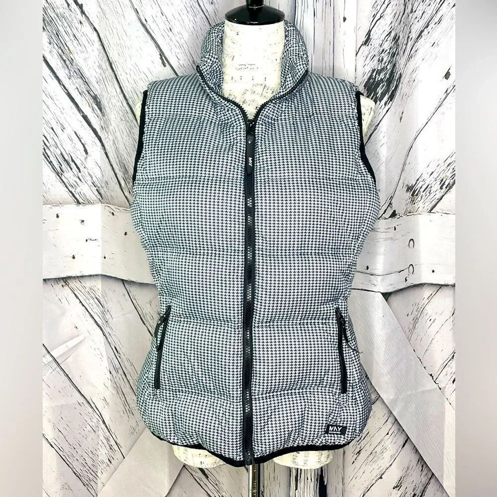 Marc New York Houndstooth Down Vest M